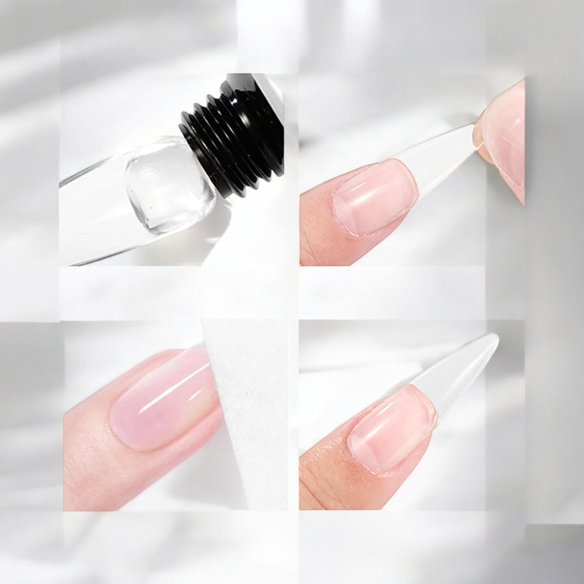 Colle en gel pour faux ongles